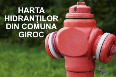 Harta hidranților din comuna Giroc